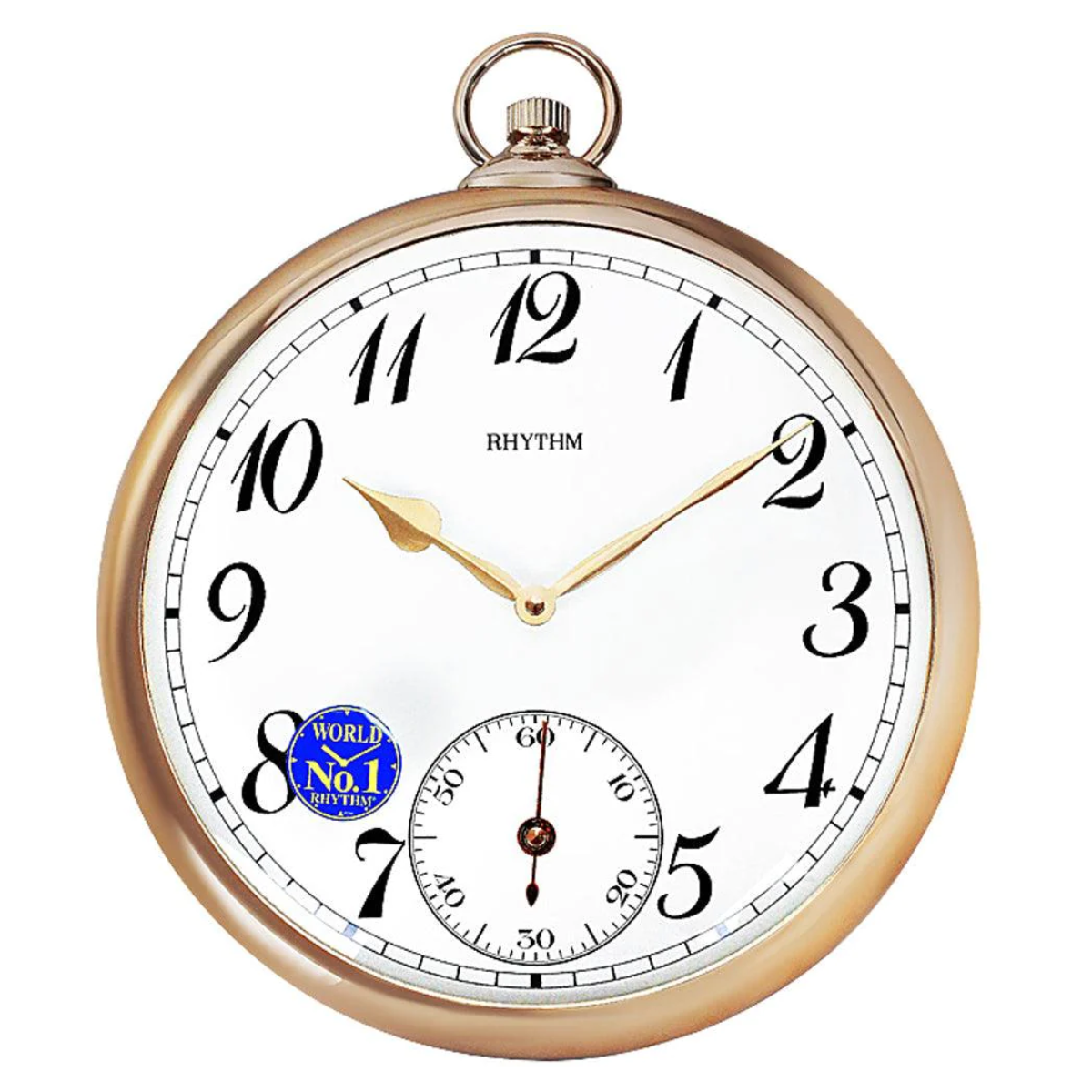 Rhythm CMG752NR13 Exquisite Pocket Watch Style Wall Clock (Singapore Only)