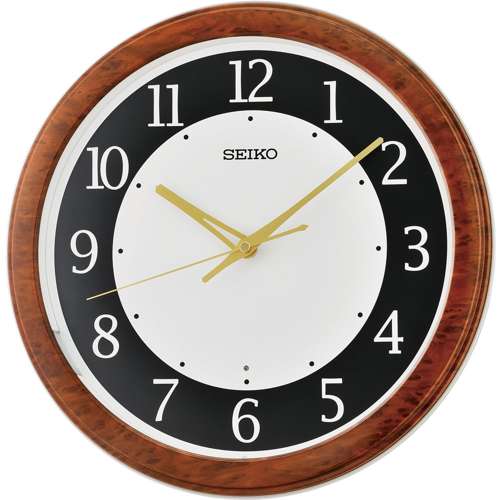 Seiko Decorator Wall Clock QXA788Z - Stylish Auto - Constant Light Timepiece