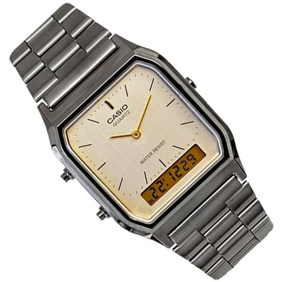 Casio Unisex Analog Digital Watch AQ230GG-9A: A Timeless Vintage Piece