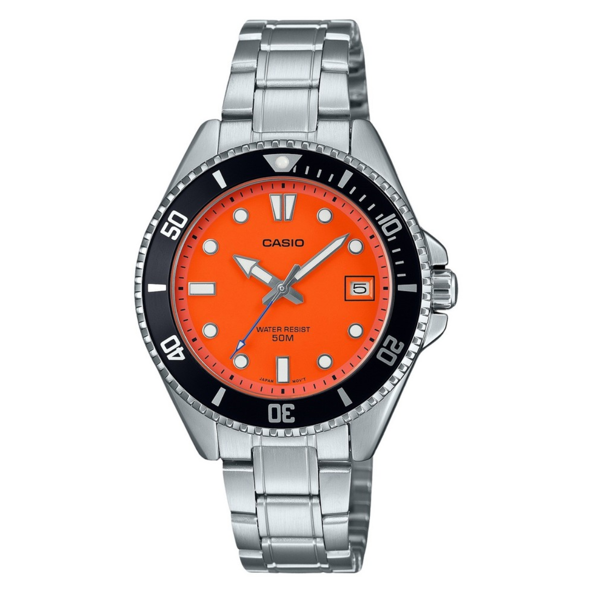 Casio MDV-10D-4A1: The Ultimate Sporty Men's Watch with Orange Dial