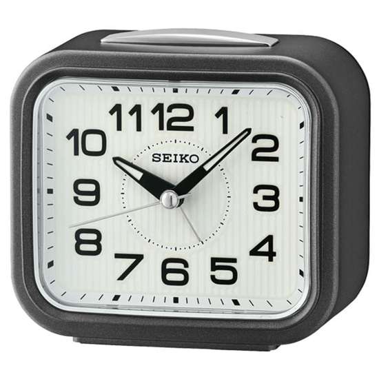 Seiko Stylish Analog Alarm Clock QHK050N/QHK050NN