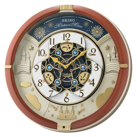 Seiko QXM378B Brown Decorative Musical Wall Clock - A Charming Timepiece
