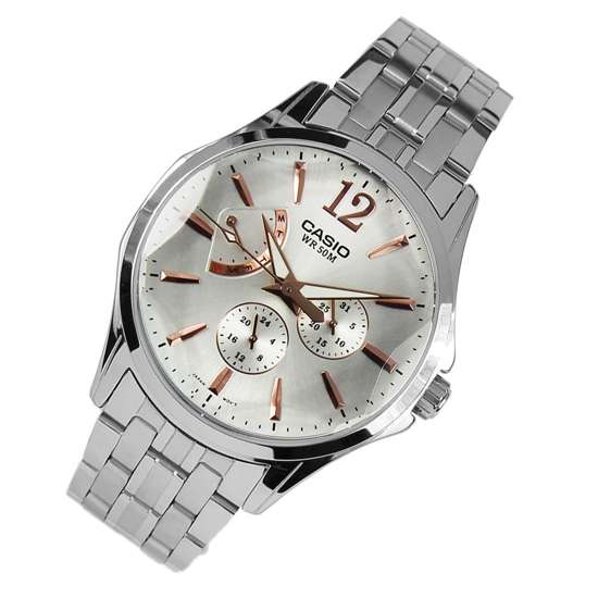 Casio Enticer Cut Glass Retrograde Watch - A Timeless Elegance