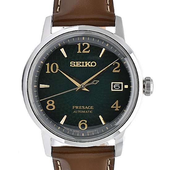 Seiko Presage JDM Cocktail Time Leather Watch SARY167 - Stylish Timepiece
