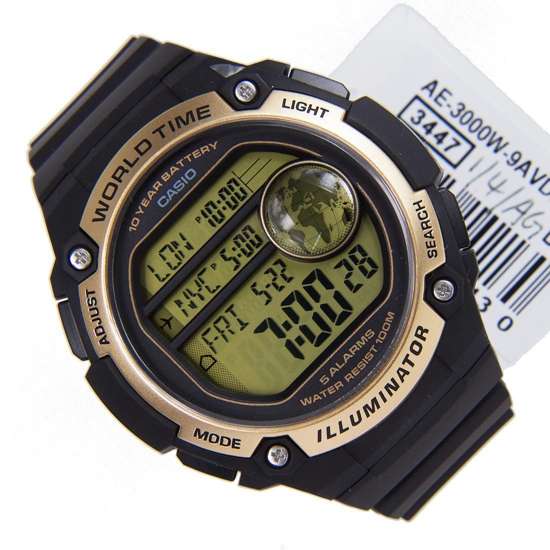 Casio AE-3000W-9AV Watch: A Timekeeping Marvel