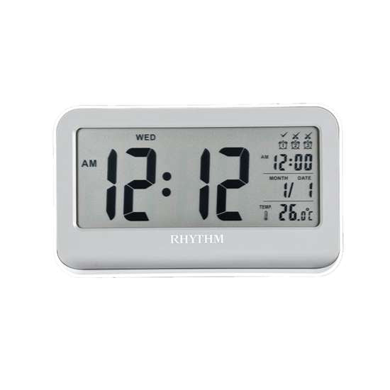 Rhythm Digital Table Alarm Clock LCT097-NR03 (Exclusive to Singapore)
