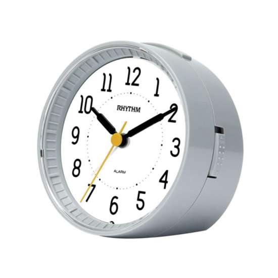 Rhythm Super Silent Grey Alarm Clock CRE850BR08 - Exclusive to Singapore!