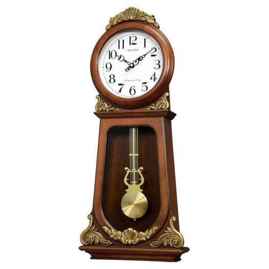 Rhythm CMJ589NR06 Pendulum Clock - Exclusive to Singapore!