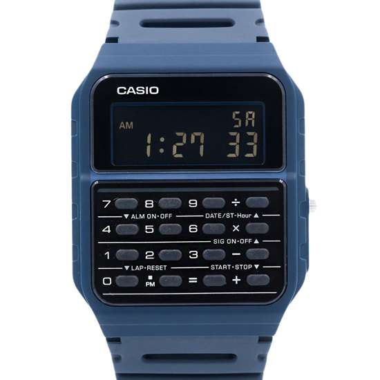 Casio Retro Blue Calculator Watch: A Vintage Timepiece with Modern Functionality
