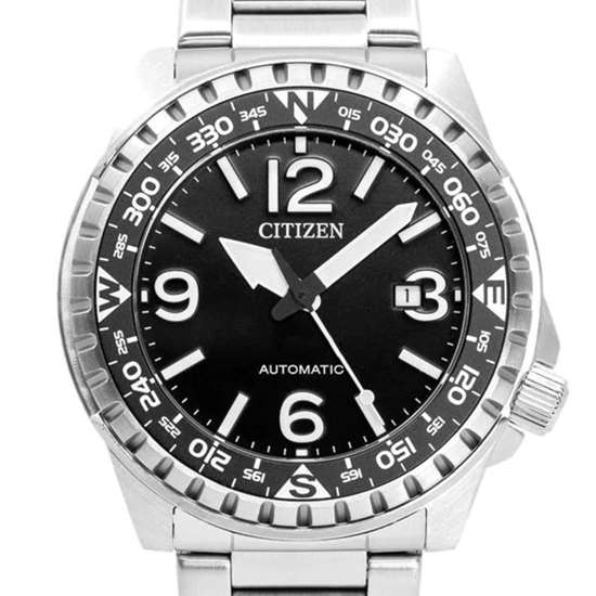 Citizen NJ2190-85E Automatic Stainless Steel Watch with Black Dial - A Must-Have for Men!