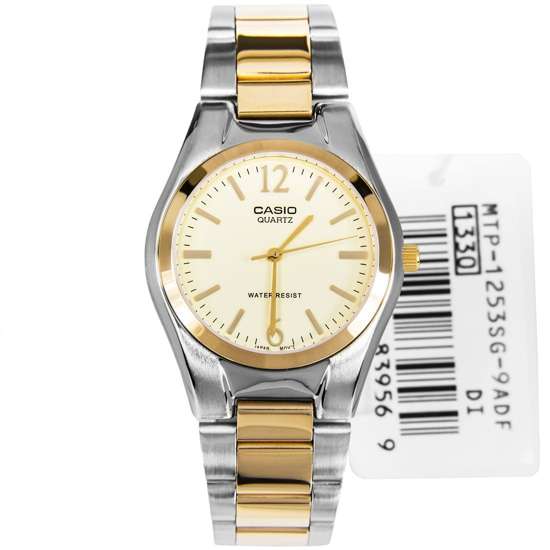 Casio Stylish Two-Tone Analog Men's Watch MTP-1253SG-9A
