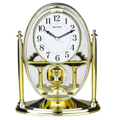 Rhythm CRP609WR18 Elegant Table Clock - Exclusive to Singapore