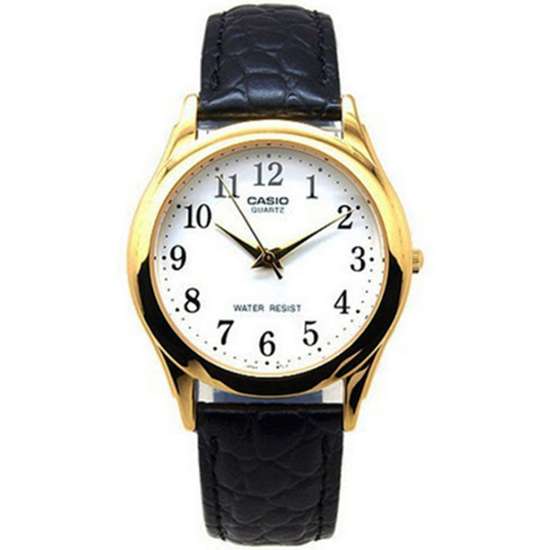 Casio MTP-1093Q-7B2: Stylish Leather Watch for Men
