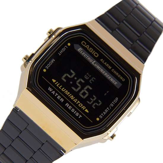 Casio Vintage Men's Watch A168WEGB-1B: Timeless Style with Advanced Functionality