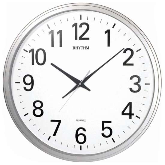 Rhythm CMG430NR19 White Jumbo Silent Wall Clock - Exclusive to Singapore!