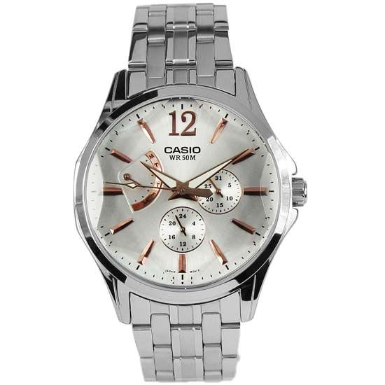 Casio Enticer Cut Glass Retrograde Watch - A Timeless Elegance