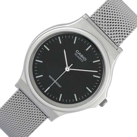 Casio Youth MQ-24M-1E MQ24M-1 Stylish Mesh Watch for Trendy Teens