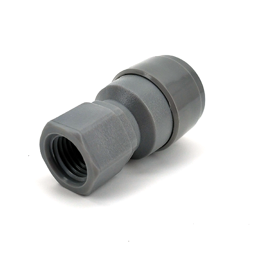 KegLand Duotight Push-In Fitting - 9.5 mm (3/8 in.) x 1/4 in. Flare - KL06941: The Ultimate Connection Solution!