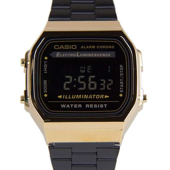 Casio Vintage Men's Watch A168WEGB-1B: Timeless Style with Advanced Functionality