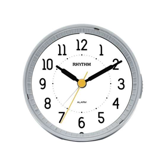 Rhythm Super Silent Grey Alarm Clock CRE850BR08 - Exclusive to Singapore!