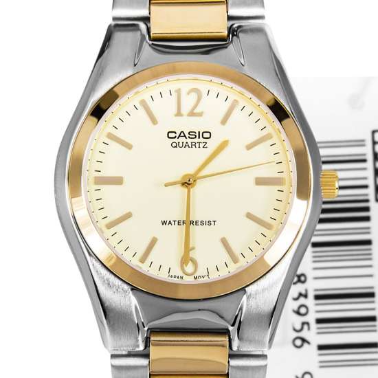 Casio Stylish Two-Tone Analog Men's Watch MTP-1253SG-9A