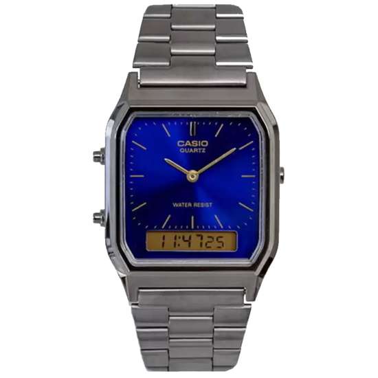 Casio Unisex Analog Digital Watch - AQ230GG-2A - The Vintage Timepiece You Need!