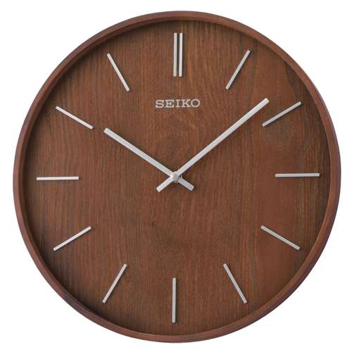 Seiko Wooden Wall Clock QXA765B/QXA765BN - Exclusive to Singapore!
