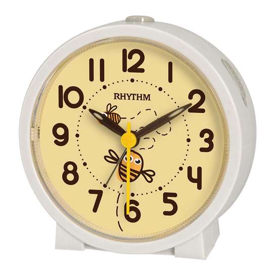 Rhythm Kids' Charming Round Decorative Alarm Clock CRE306NR72