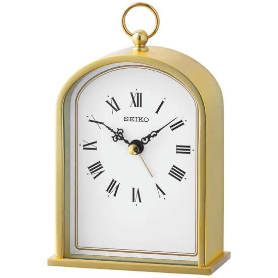 Seiko QHE162G/QHE162GN Gold Alarm Clock: A Timeless Classic