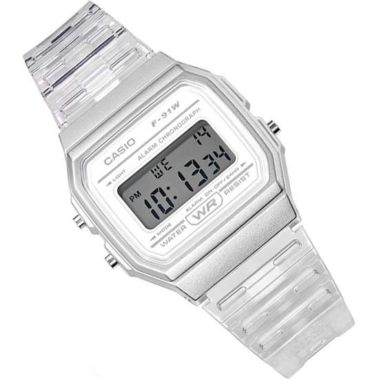 Casio Transparent Digital Watch F-91WS-7D: A Stylish Timepiece for Youth