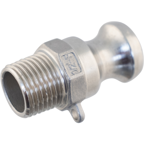 Amazing 1/2 in. MPT Male Cam Stainless Steel Camlock (Type F) - KL04510