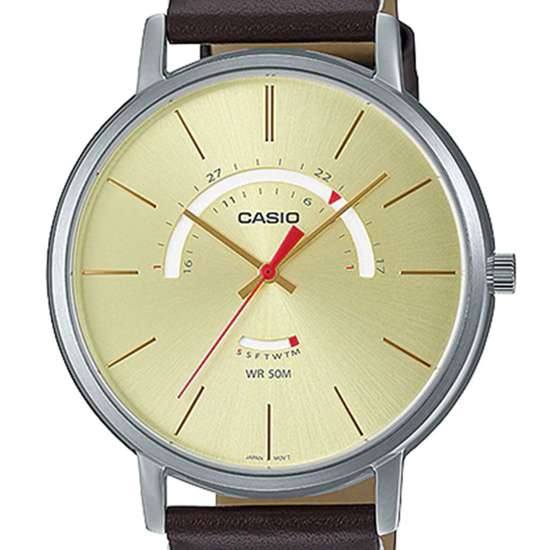 Casio MTP-B105L-9AV Men's Stylish Leather Watch