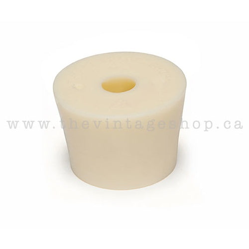 Fantastic #7.5 Rubber Stopper with Hole - Ideal for Carboys!