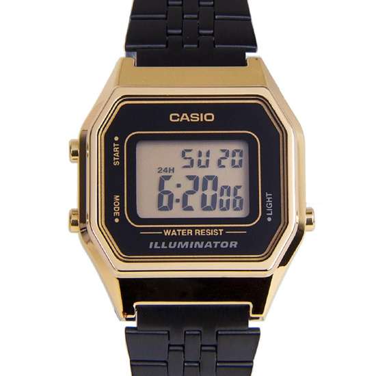 Casio LA680WEGB-1A Vintage Ladies' Black Ion Watch - A Timeless Classic!