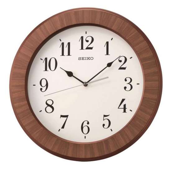 Seiko QXA752Z/QXA752ZN Wooden Wall Clock - Exclusive to Singapore