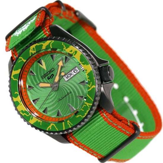 Seiko 5 Sports SBSA083 Blanka Street Fighter Limited Edition JDM Watch - A Must - Have!
