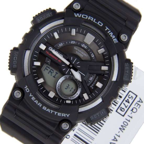 Casio AEQ-110W-1AV World Time Watch: Your Ultimate Timekeeping Companion