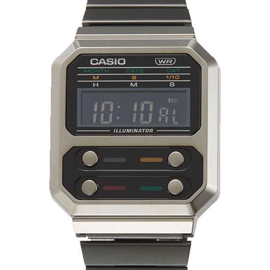 Casio Vintage A100WEGG-1A Unisex Digital Watch: Timeless Grey Charm