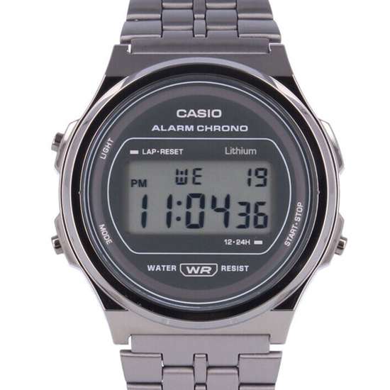 Casio Vintage Grey Unisex Digital Watch - A171WEGG-1A: A Timeless Classic