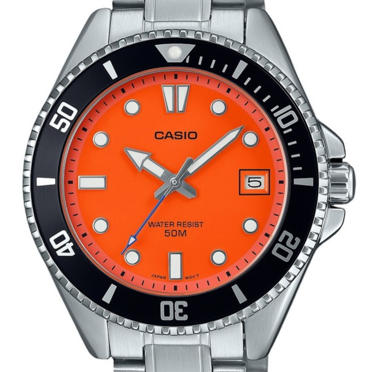 Casio MDV-10D-4A1: The Ultimate Sporty Men's Watch with Orange Dial