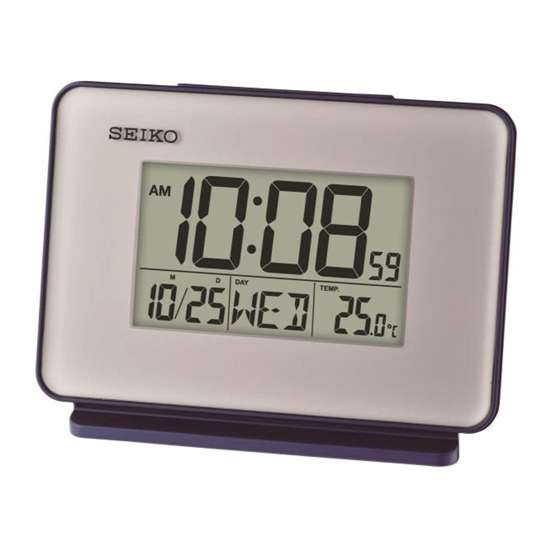 SEIKO QHL068L LCD Alarm Clock - Exclusive to Singapore!