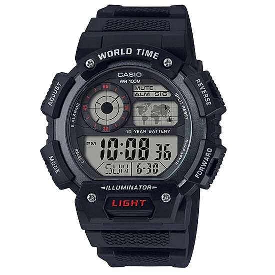 Casio AE-1400WH-1AV Men's Quartz Alarm Watch: A Timepiece of Precision and Style