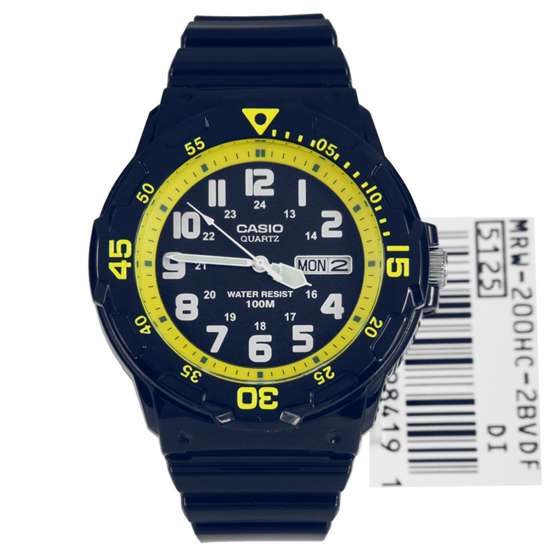 Casio MRW-200HC-2B Deep Blue Men's Analog Quartz Watch - A Stylish Timepiece