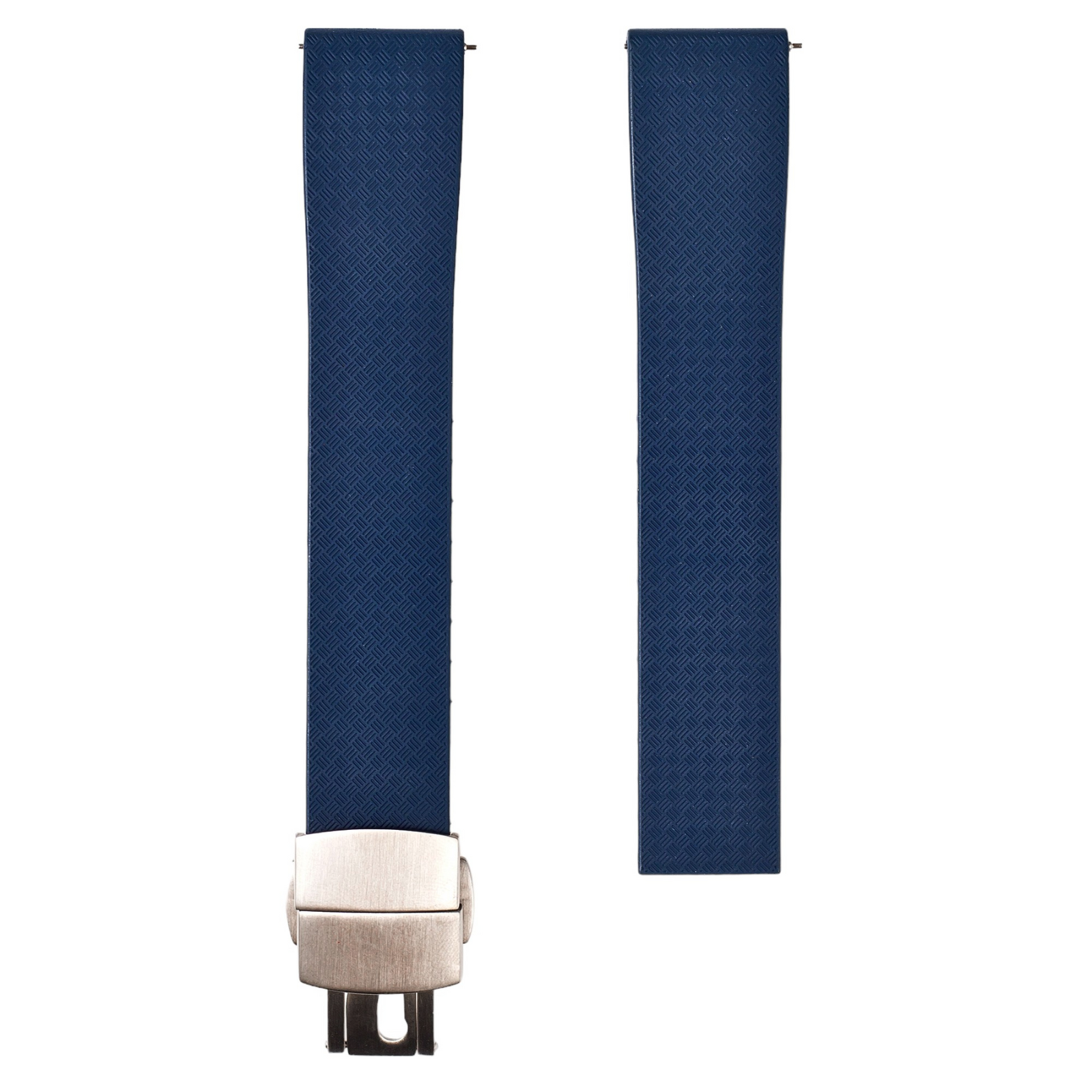 CTS Cut-to-Size FKM Rubber Watch Strap - Quick Release - Grey (2435) | Stylish & Durable