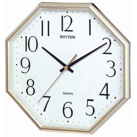 Rhythm Octagon Wall Clock CMG725BR18 - Exclusive to Singapore!