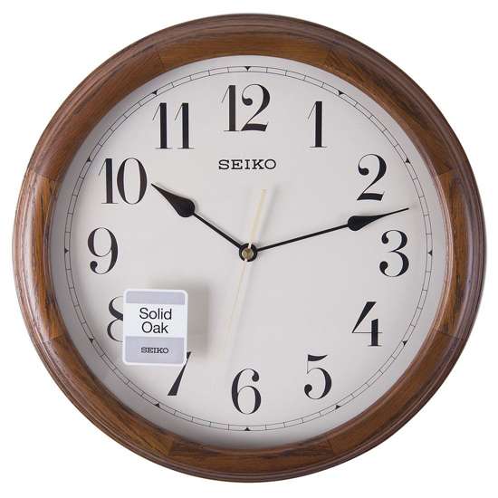 Seiko QXA153-B QXA153B Stunning Wooden Wall Clock (Exclusive to Singapore)