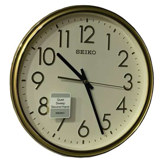 Seiko Gold Decor Wall Clock QXA744G QXA744GN - Exclusive to Singapore!