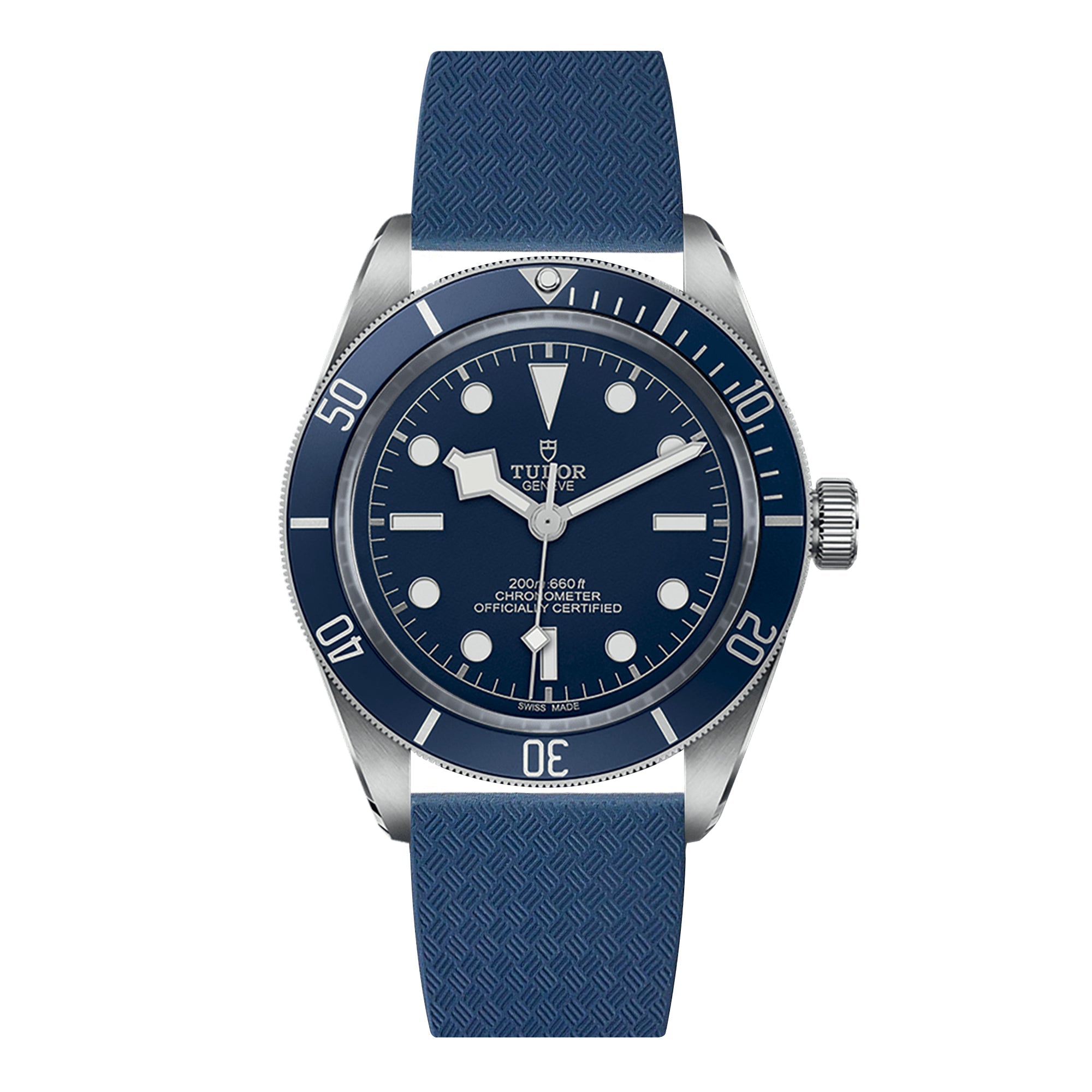 CTS Cut-to-Size FKM Rubber Watch Band for Tudor Black Bay 58 - Quick Release - Black (2435) - Elevate Your Style!