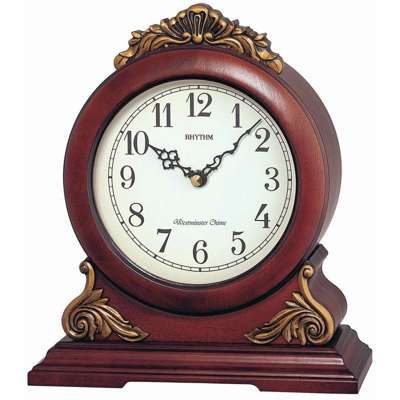 Rhythm CRH114FR06 Exquisite Table Clock - Exclusive to Singapore!