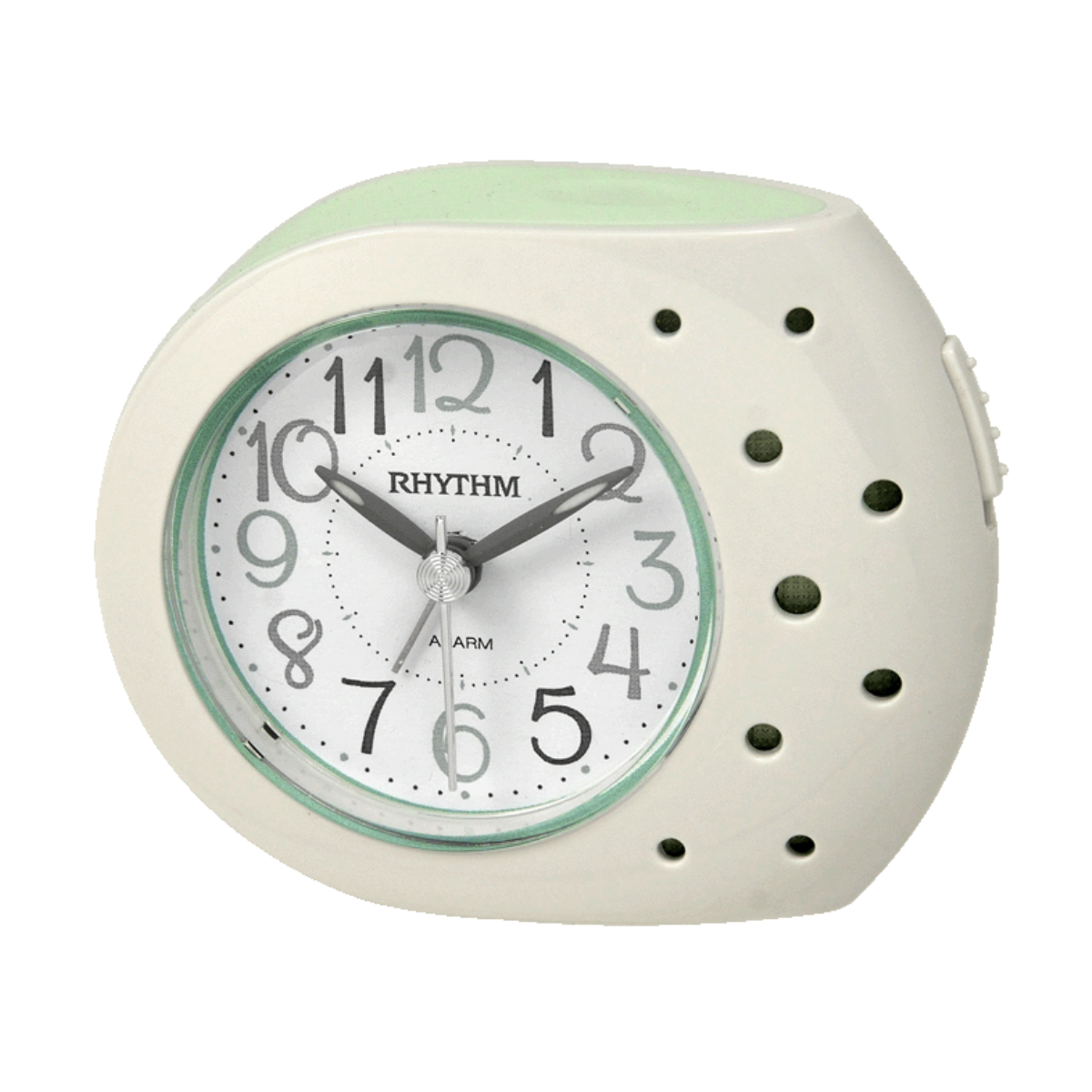 Rhythm CRE304NR05 Green Quartz Beep Alarm Clock - Exclusive to Singapore!